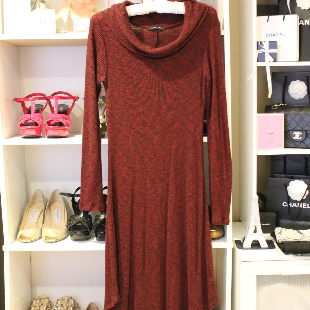 Sweet Claire Red Knitted Dress